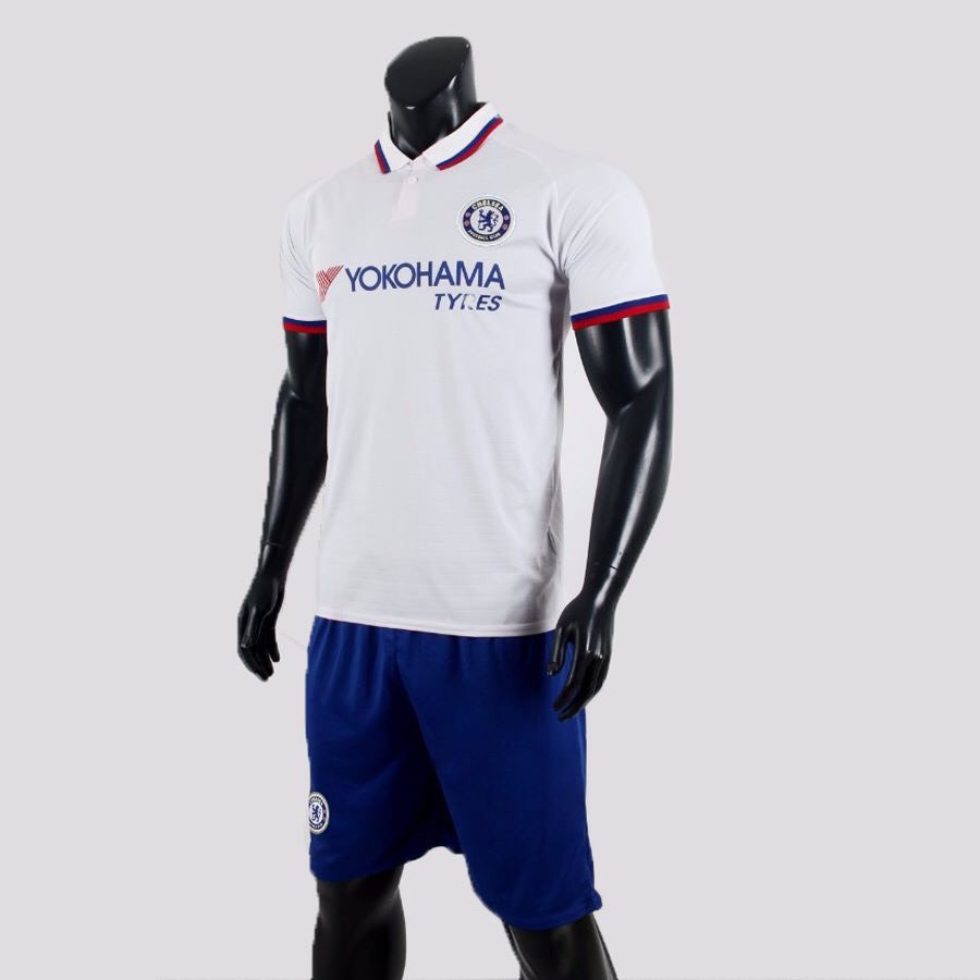 Áo bóng đá Chelsea trắng sân khách 2019-2020