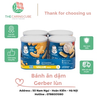 Bánh ăn dặm hình que Gerber lon lùn cho bé 42g - The Caring Cube