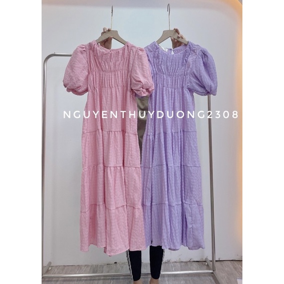 [HÀNG SẴN]VÁY-ĐẤM XỐP NHĂN DẬP LY TAY BỔNG “VERLIS DRESS” SIÊU XINH | BigBuy360 - bigbuy360.vn