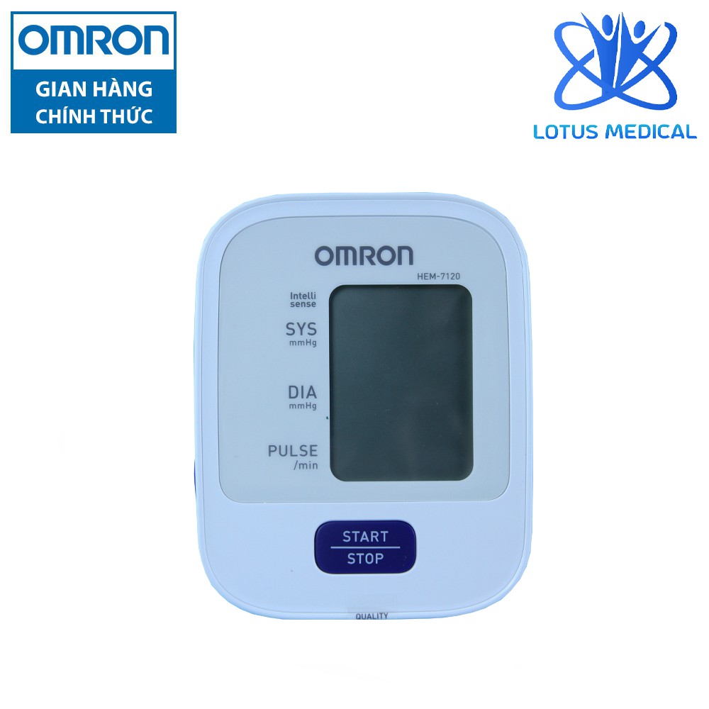 Máy đo huyết áp cổ tay OMRON HEM 7120 – Dụng cụ đo huyết áp cổ tay tự động