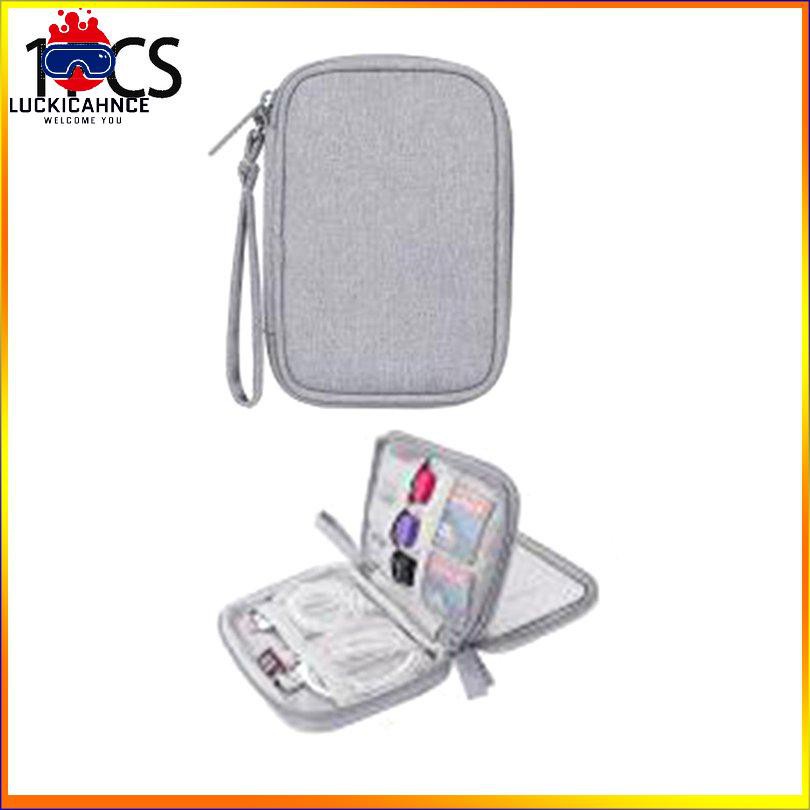 Túi Đựng Dây Cáp / Tai Nghe / Ổ Cứng Di Động Tiện Dụng Mang Theo | BigBuy360 - bigbuy360.vn