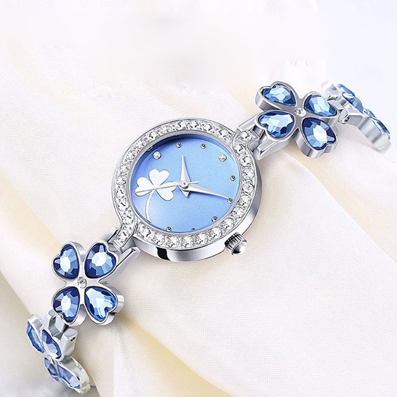 Đồng hồ thời trang nữ cỏ bốn lá may mắn LUCKY nữ tính sang trọng - MS30