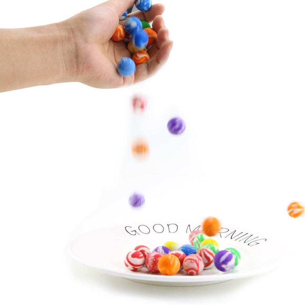 LILYES Bóng Nảy Đàn Hồi Mini 20mm Nhiều Màu Sắc Vui Nhộn Cho Bé