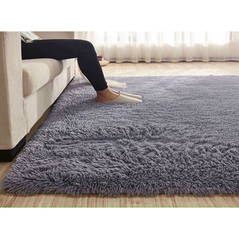 Thảm Lông Dài Trải Sàn Hizun Phong Cách Hiện Đại