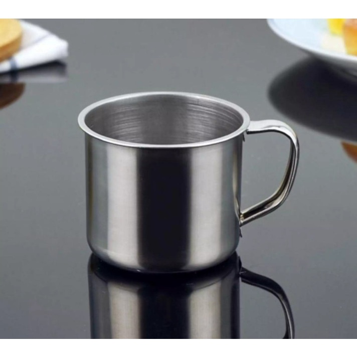 COMBO 3 Ca inox 7cm có quai uống nước làm đá cao cấp