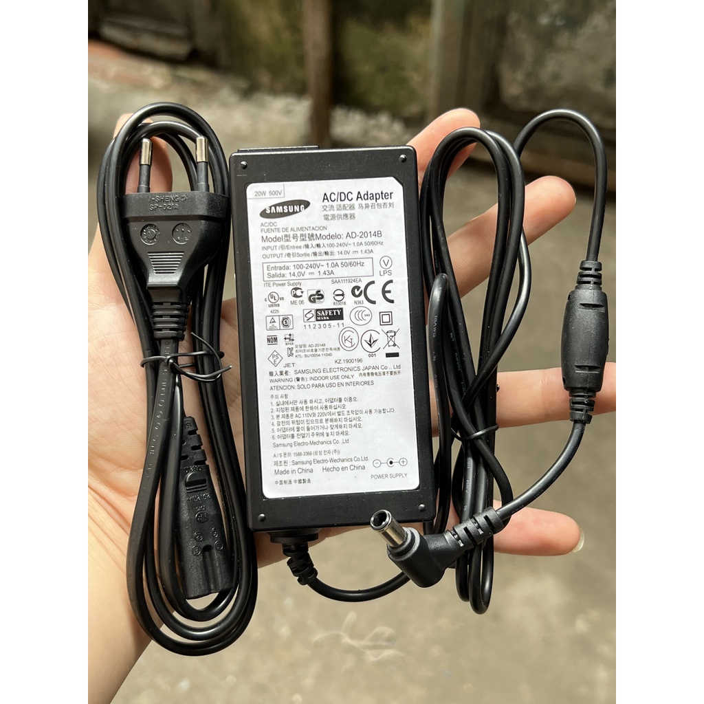 Dây nguồn màn hình samsung 14v 1.43a