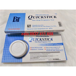 Combo 10 Que thử thai Quickstick- MADE IN USA