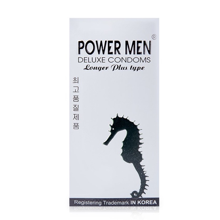 Combo Bao Cao Su Power Men Hàn Quốc (Hộp 12C) - Bcs Siêu Mỏng, Gân Gai, Size 52mm Ôm Vừa Vặn