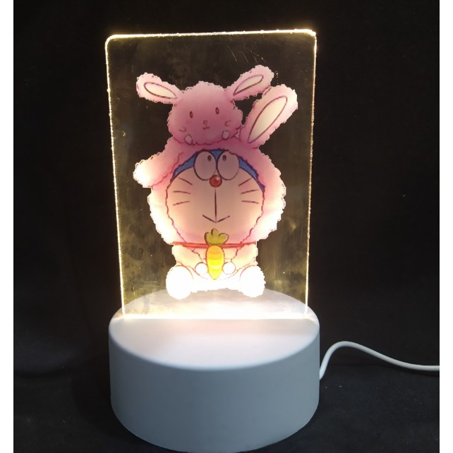 Đèn Led 3D doremon DLI20 Đèn Ngủ 3D Sáng Tạo cute dễ thương