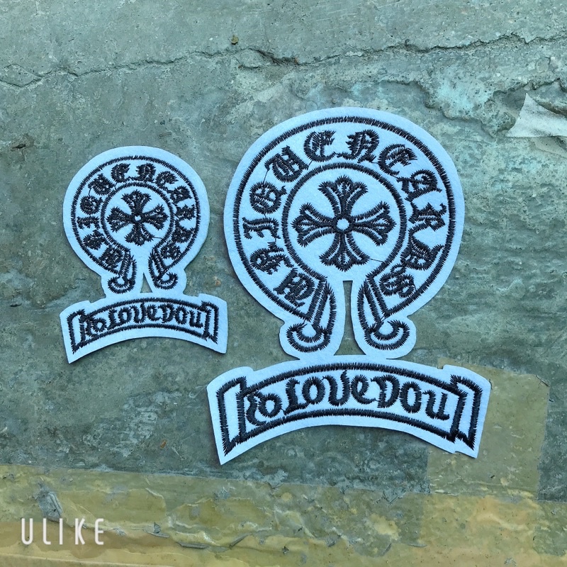 Logo đính áo . bộ 2 chiếc to 14,5cm x 11,5cm  nhỏ 8,5cm x 6,5cm