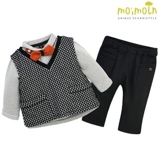 Set Áo sơ mi + Gile + Quần kaki bé trai Xuất Hàn