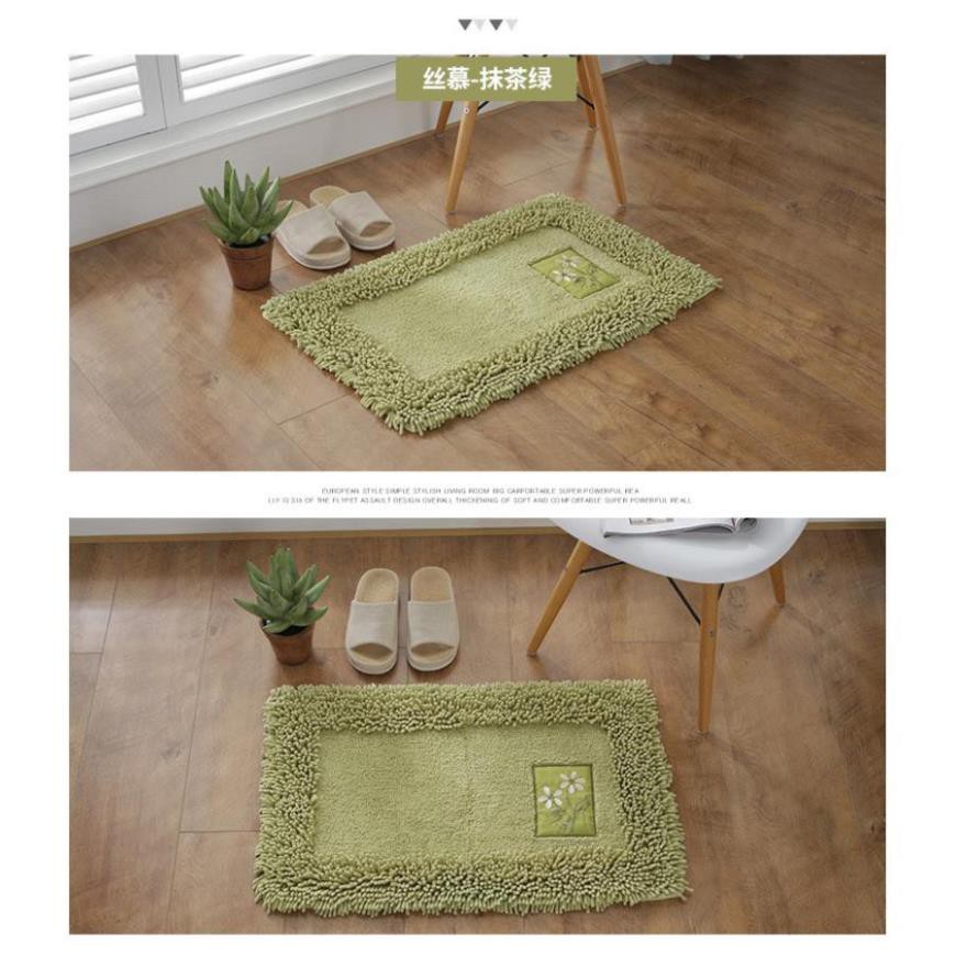 Thảm chùi chân - Thảm dậm chân lông mềm siêu thấm nước trang trí phòng khách, phòng ngủ ( mẫu mới )