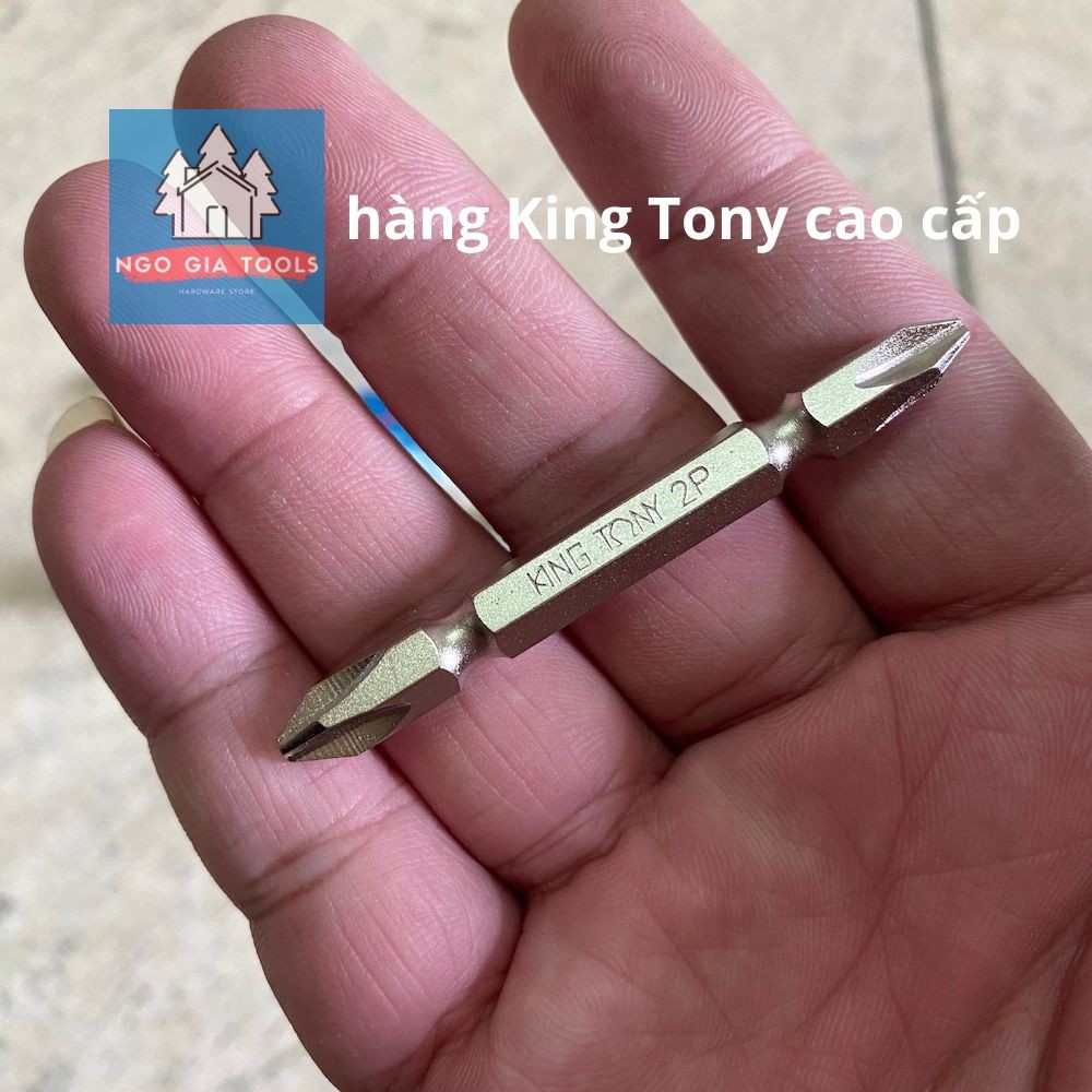 Mũi vít 2 đầu bake Kingtony chính hãng, hàng nhập khẩu Đài Loan