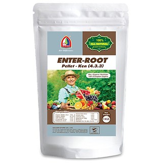 Phân bón Hữu cơ Bỉ ENTER-ROOT 4-3-3-75 OM (1kg) - sản phẩm thuộc Tập Đoàn Con Cò Vàng nhập khẩu