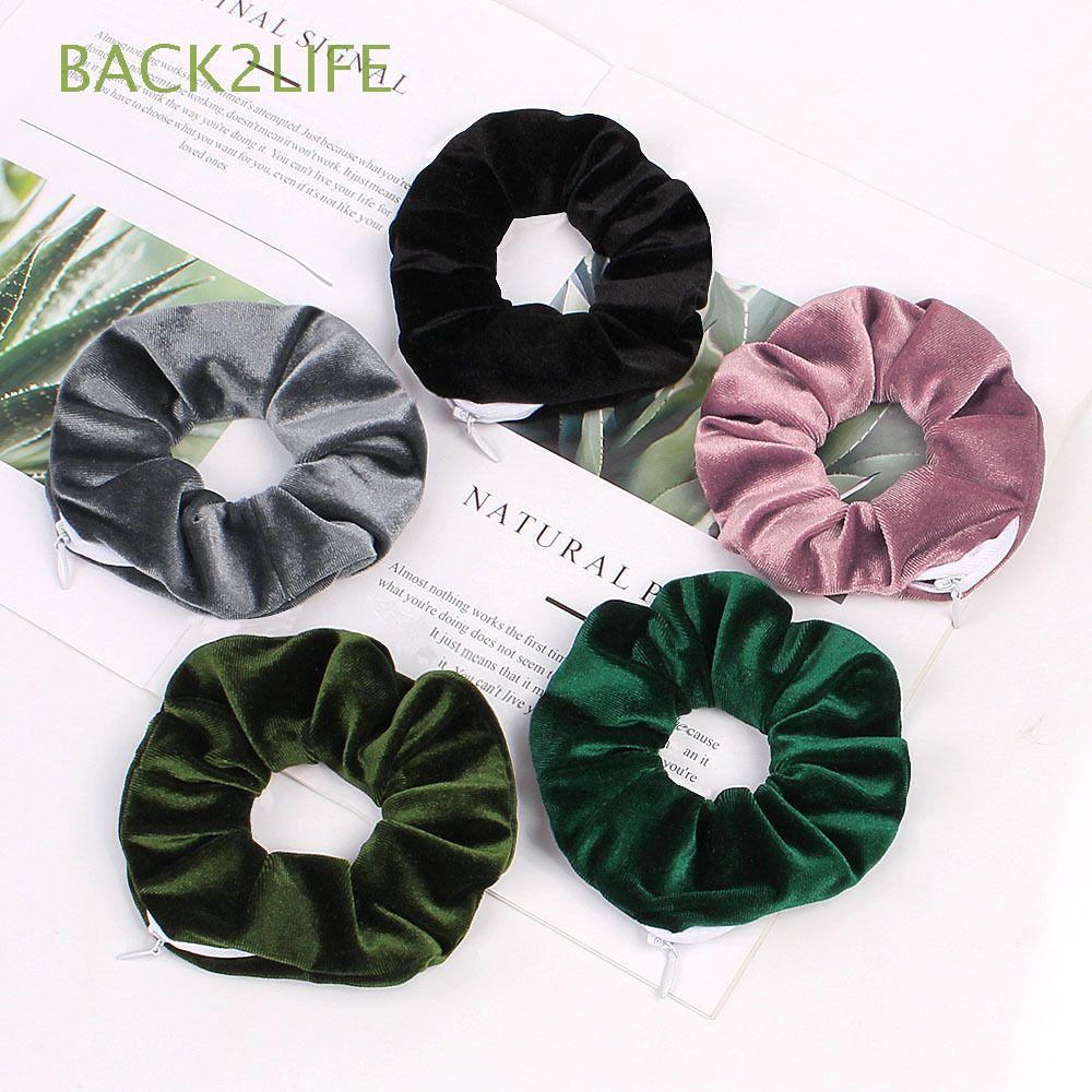 Dây Cột Tóc Nhung Co Giãn Nhiều Màu Sắc Cho Nữ