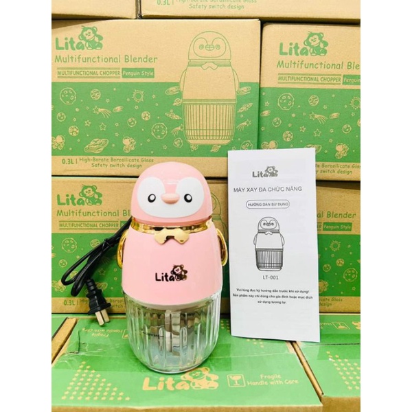Cối thủy tinh thay thế máy xay lita (chim cánh cụt)