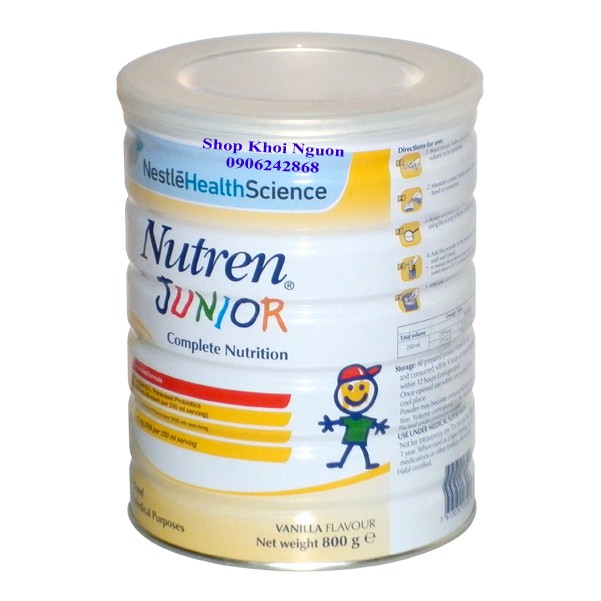 Sữa Nutren Junior hộp 800g