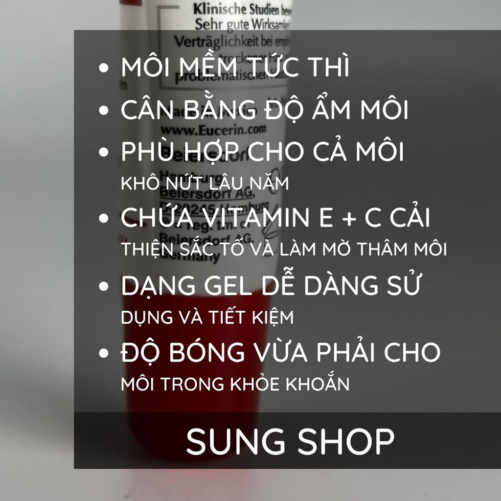 Son dưỡng EUCERIN mờ thâm môi dưỡng ẩm khôi phục môi khô