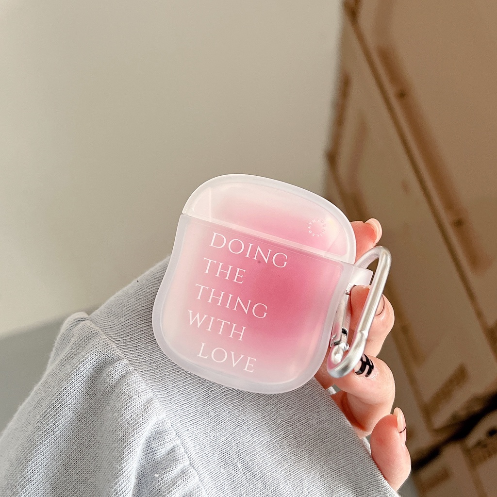 Vỏ Bảo Vệ Hộp Sạc Tai Nghe Airpods 1/2/Pro/3 Họa Tiết Hoạt Hình Thời Trang Kèm Móc Khóa Tiện Dụng