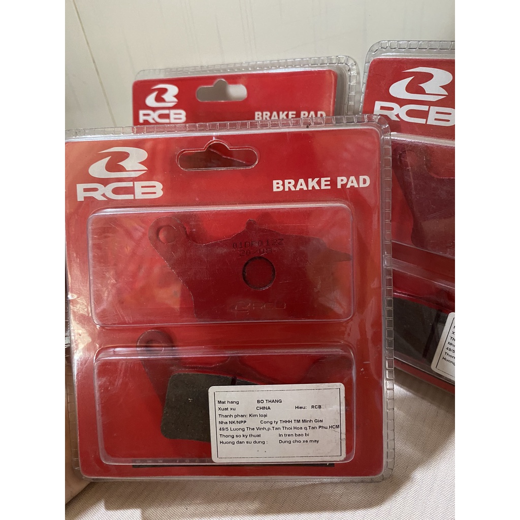 Bố thắng đĩa RCB Trước/Sau cho xe Exciter 150, Winner 150 chính hãng