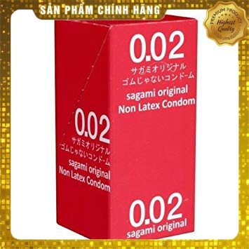 Hộp Bao Cao Su Siêu mỏng cao cấp Sagami 0.02 Original - 12 chiếc