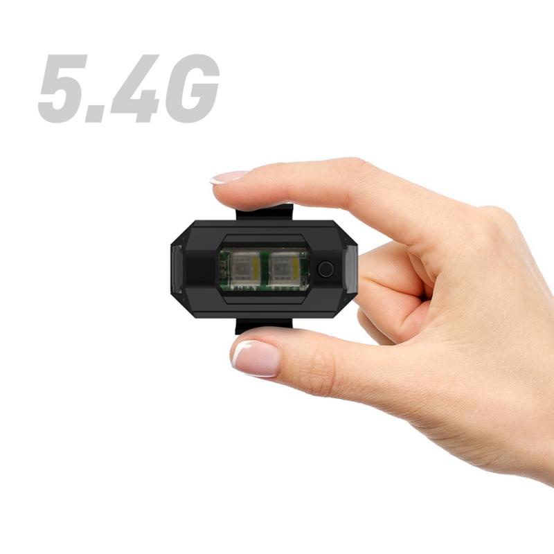 Đèn led Tín Hiệu Cảnh Báo mini 7 Màu Chống Va Chạm Cho Xe Máy