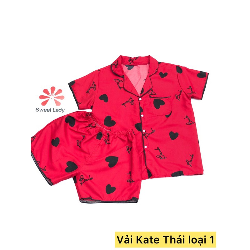 Bộ Quần Đùi Áo Cộc hình siêu cute CHẤT MÁT Kate Thái loại 1 SWEETLADY ảnh thật freeship
