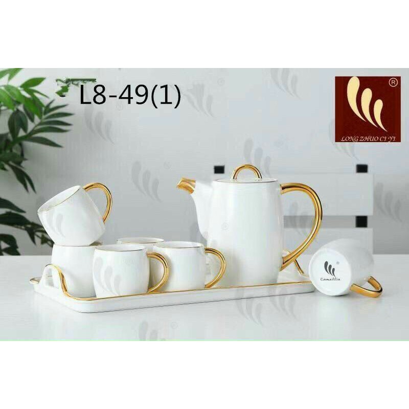 BỘ ẤM CHÉN SỨ SANG TRỌNG