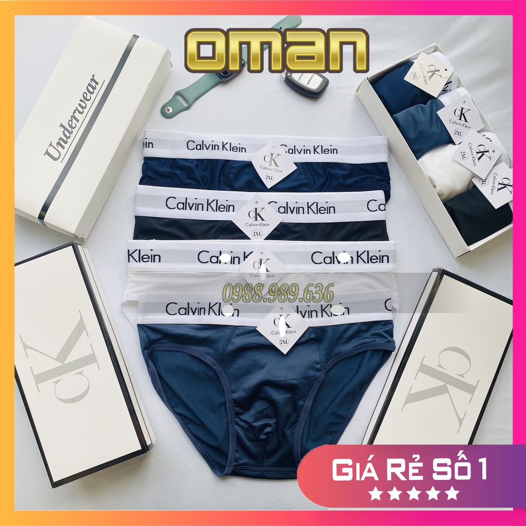 Quần lót nam tam giác thun lạnh - Quần sịp nam tam giác cao cấp co giãn 4 chiều, kháng khuẩn mặc cực thích - OMAN