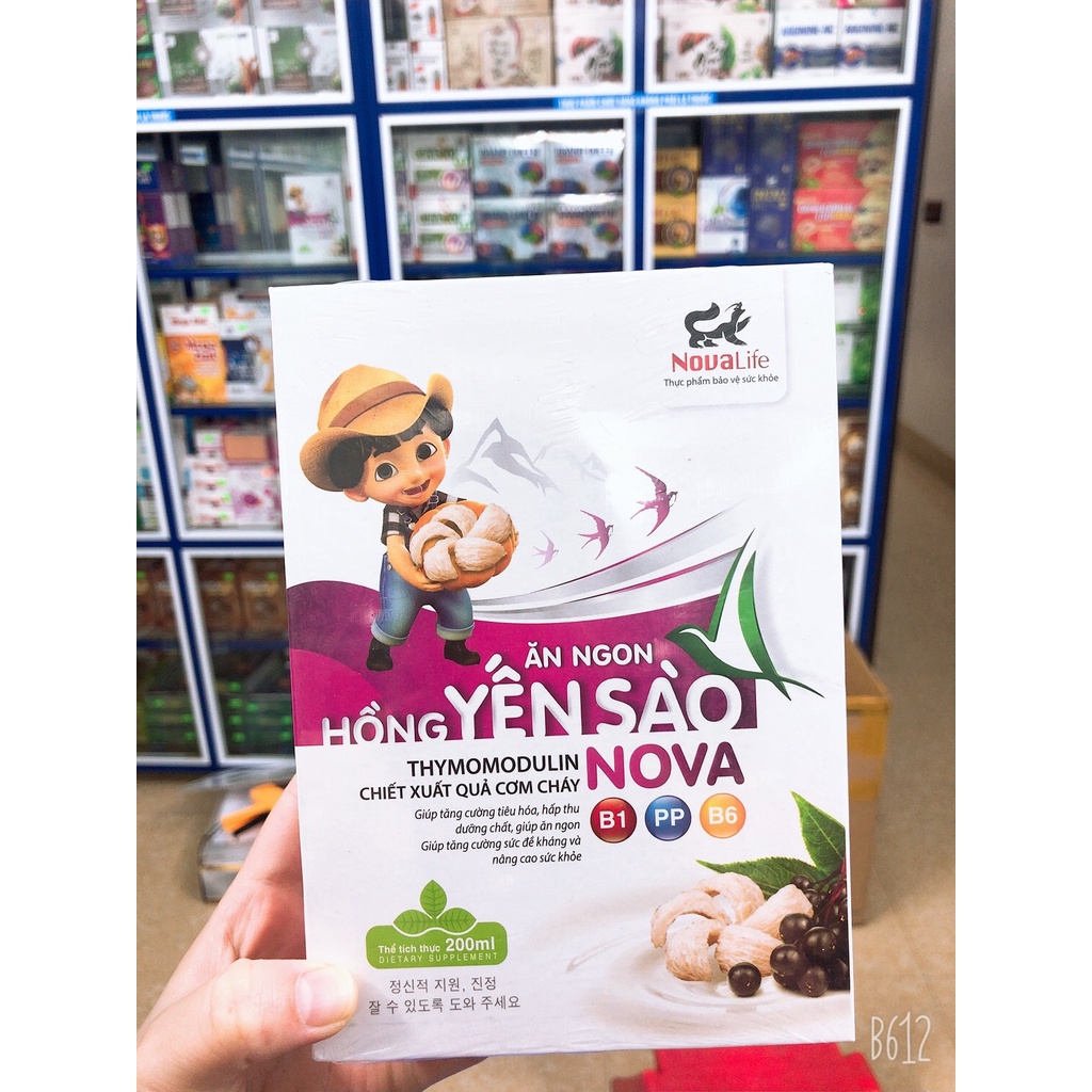 Hồng yến sào nova giúp bồi bổ cơ thể ăn ngon ngủ ngon