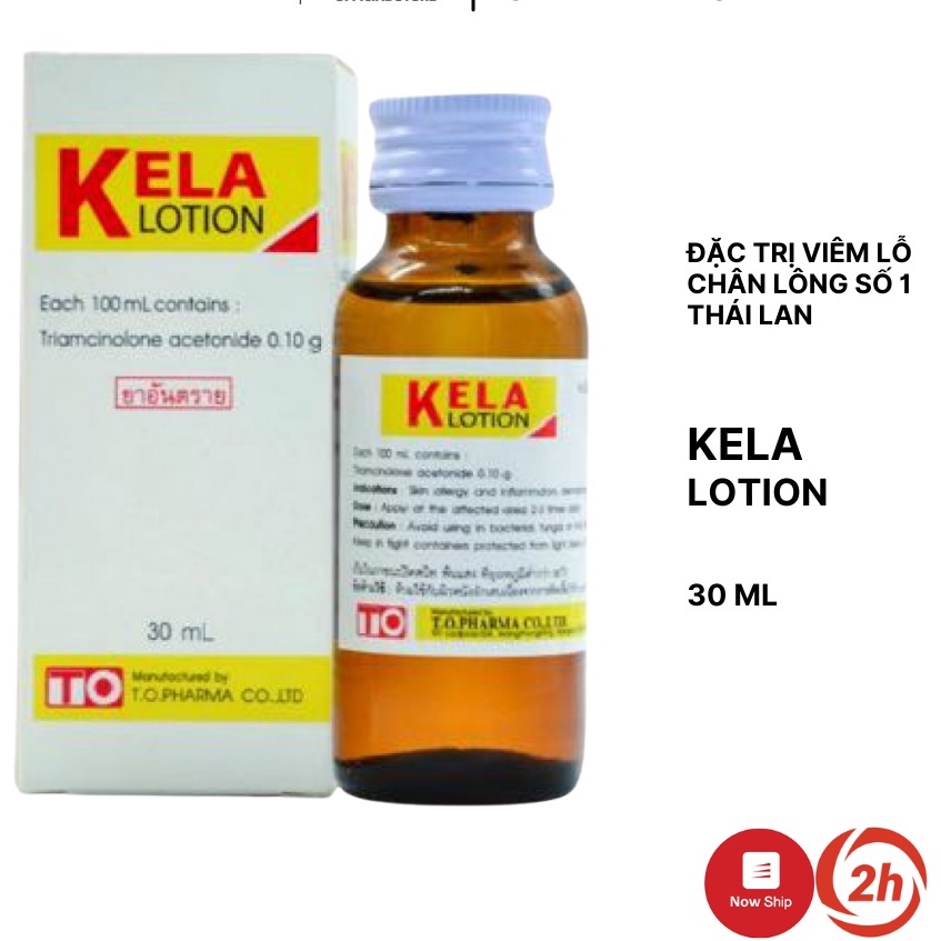 Bill Thái-KELA LOTION DÙNG CHO VIÊM LỖ CHÂN LÔNG 30ml