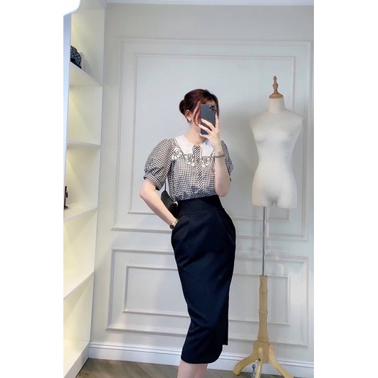 Áo sơ mi kẻ caro phong cách hàn quốc trẻ trung mặc đi chơi đi làm chất liệu mềm mịn không nhăn nhàu A50