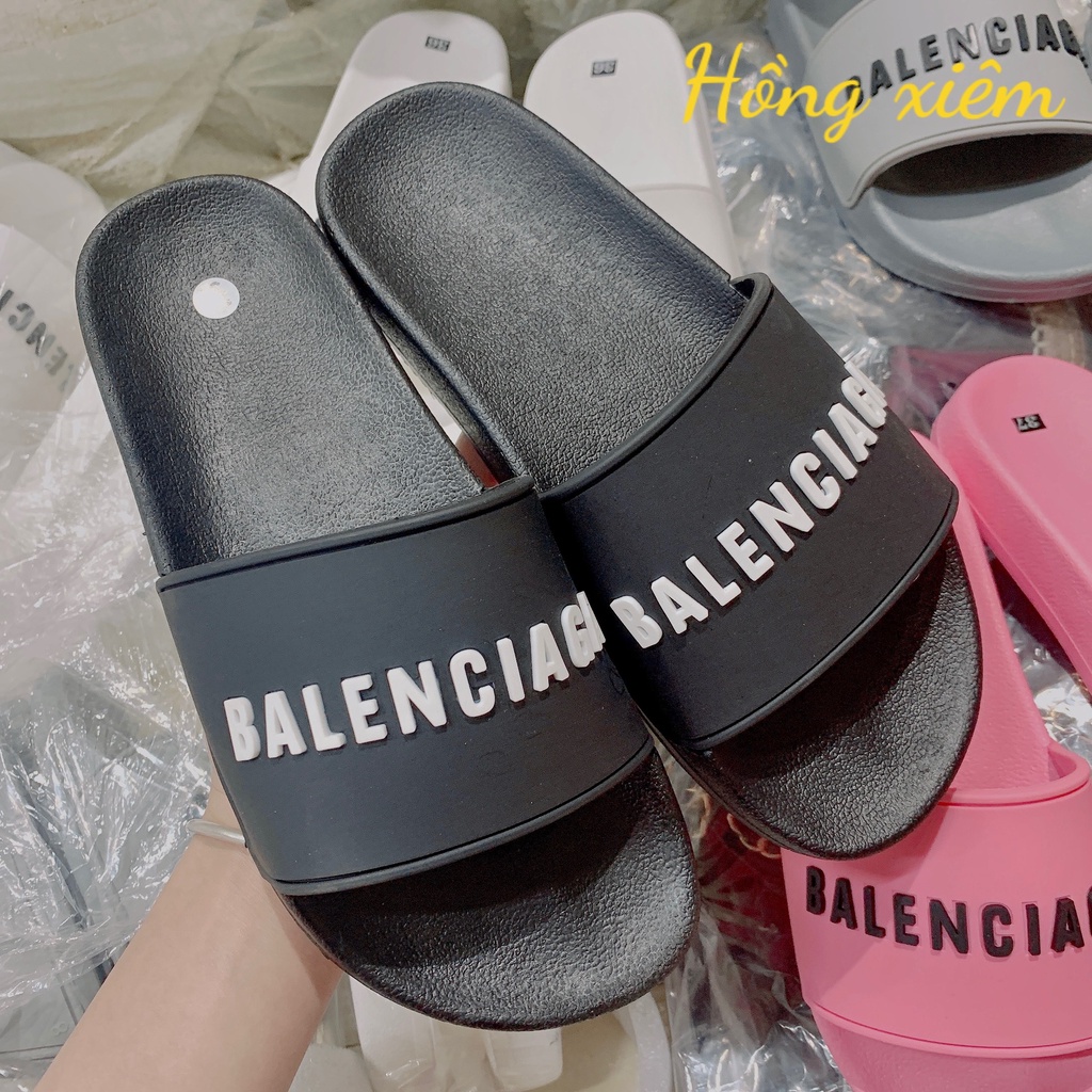 XẢ KHO  69K 69K Dép balenciaga NAM NỮ quai ngang trắng,đen, xám,  hồng size 35-42