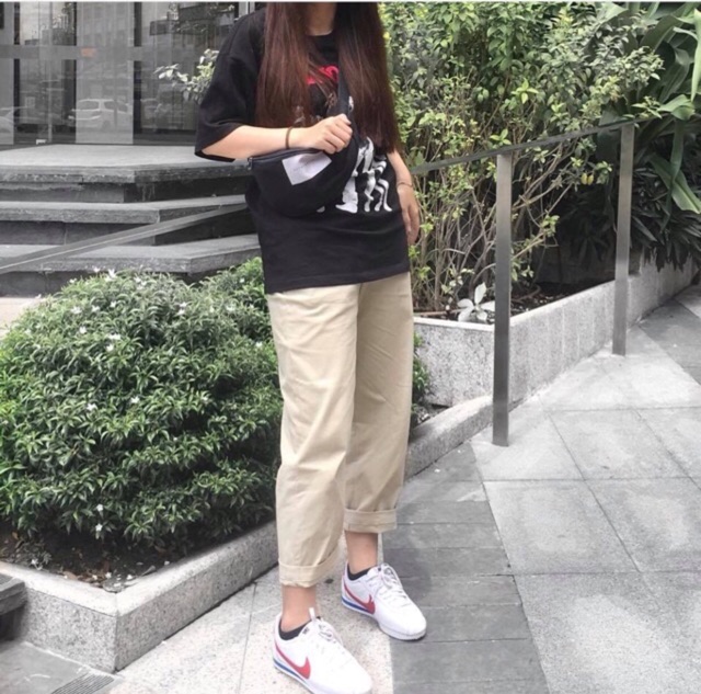 [Mã FAGREEN55 giảm 10% tối đa 30K đơn 99K] Quần kaki ống rộng ulzzang ảnh thật chèn tên | BigBuy360 - bigbuy360.vn