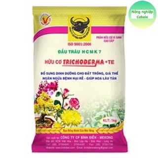 Phân Hữu Cơ Vi Sinh Trichoderma + TE Đầu Trâu 1Kg