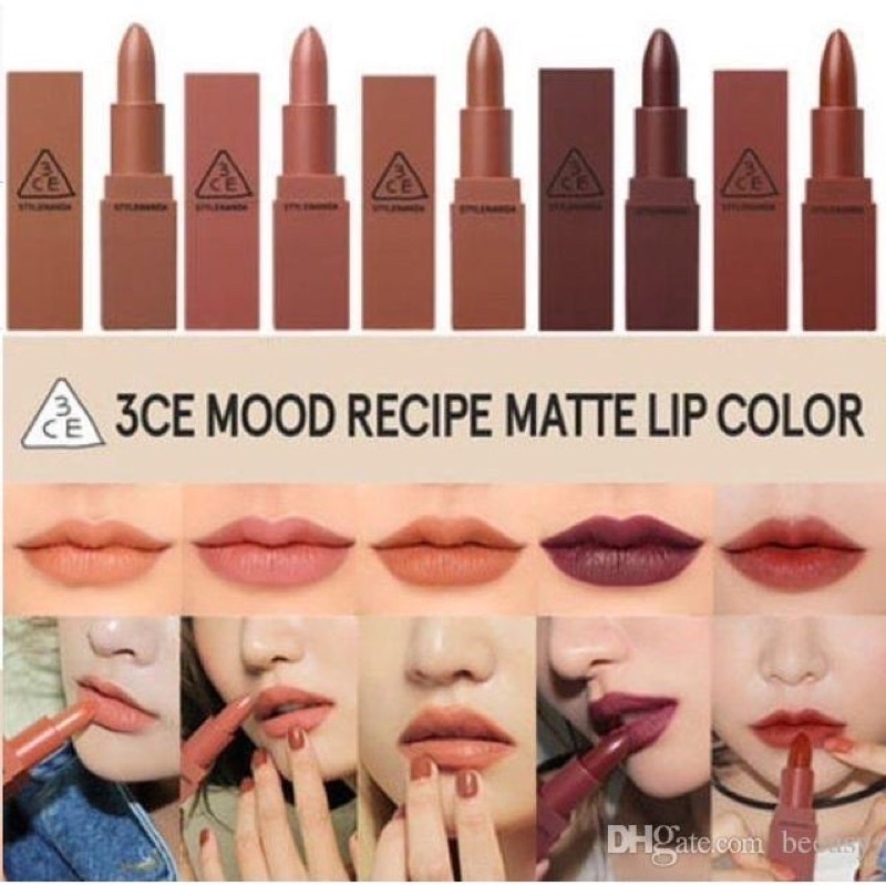 Set son mini 3CE siêu lì