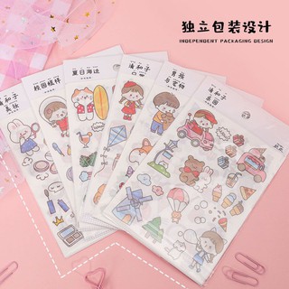 Sticker set 4 miếng siêu xinh