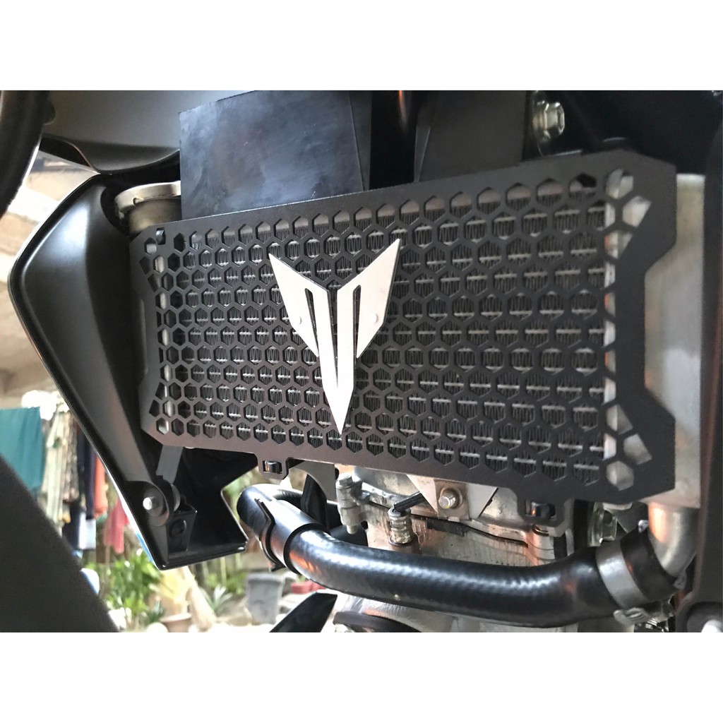 Lưới tản nhiệt két nước MT15 bằng thép không gỉ chuyên dụng cho xe máy Yamaha MT-15 2018 2019 2020 2021