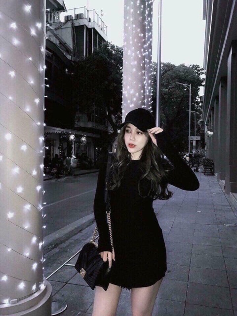 Váy body xỏ ngón