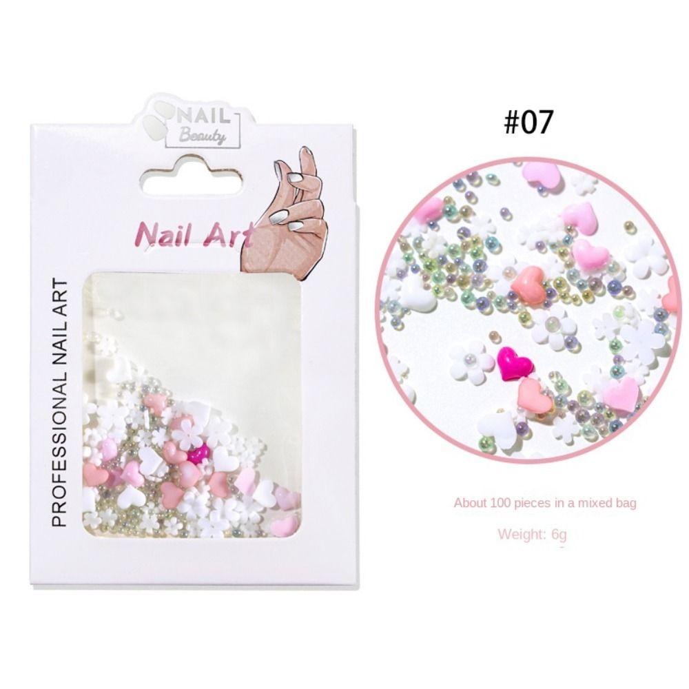 Hạt Nhựa Resin Màu Sắc Kẹo Ngọt Trang Trí Móng Tay Nghệ Thuật DIY