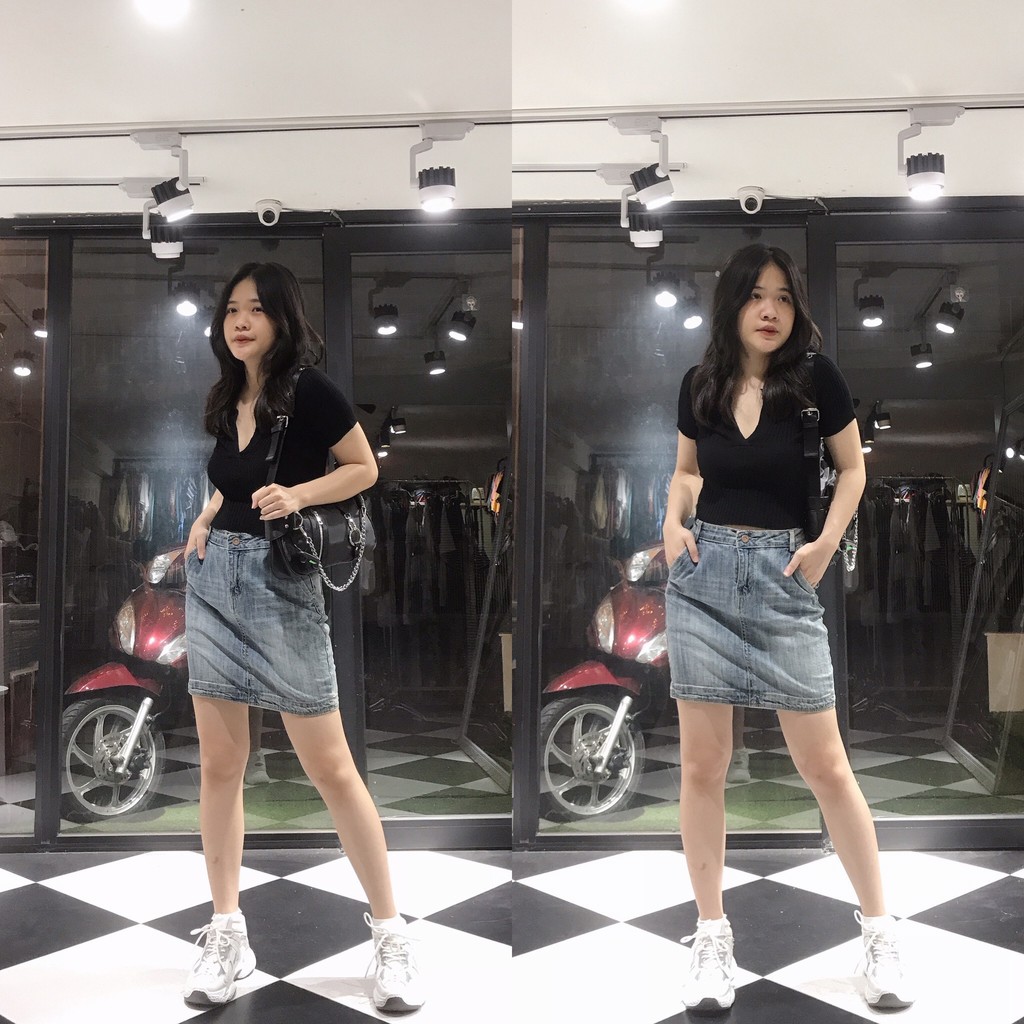 ÁO LEN GÂN CỔ ĐỨC 14300 | BigBuy360 - bigbuy360.vn