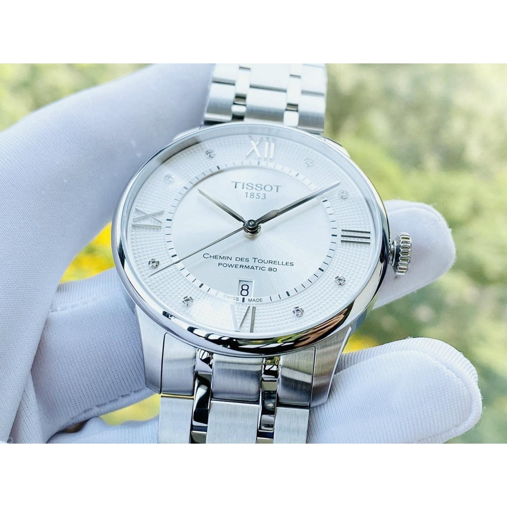 Đồng Hồ Nam TISSOT Chemin Des Tourelles Diamond - T099.407.11.033.00 Chính Hãng Tặng Dây Da Cao Cấp