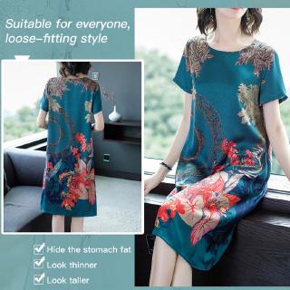 Đầm Nữ Vải Lụa Dáng Rộng Thiết Kế Thời Trang