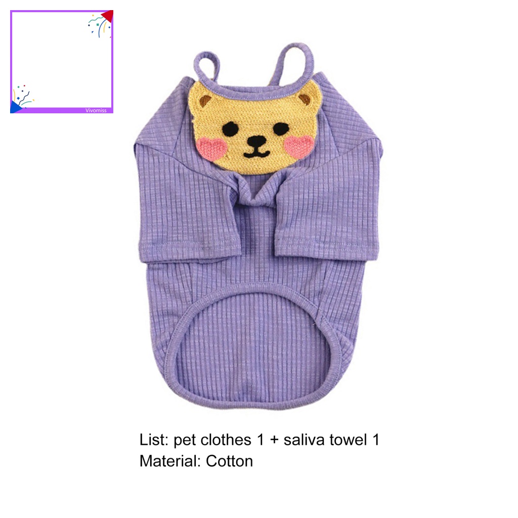 Bộ Áo Liền Quần In Họa Tiết Hoạt Hình Dễ Thương Chống Nứt Nẻ Cho Thú Cưng