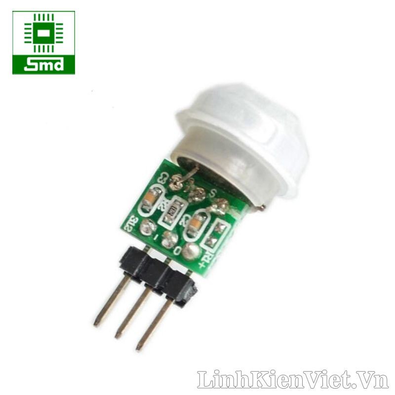 Module cảm biến nhiệt chuyển động mini V2,  Mô đun mạch phát hiện cảm biến chuyển động hồng ngoại PIR senser mini
