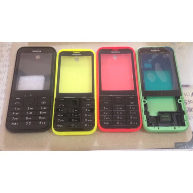 Bộ vỏ máy Nokia 225 kèm phím (đen) tốt