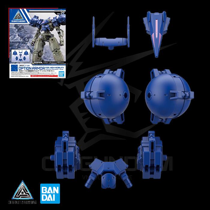 PHỤ KIỆN MÔ HÌNH HG 30MM 1/144 OPTION ARMOR FOR HIGH MOBILITY (CIELNOVA EXCLUSIVE/BLUE) HGBC GUNPLA CHÍNH HÃNG NHẬT BẢN