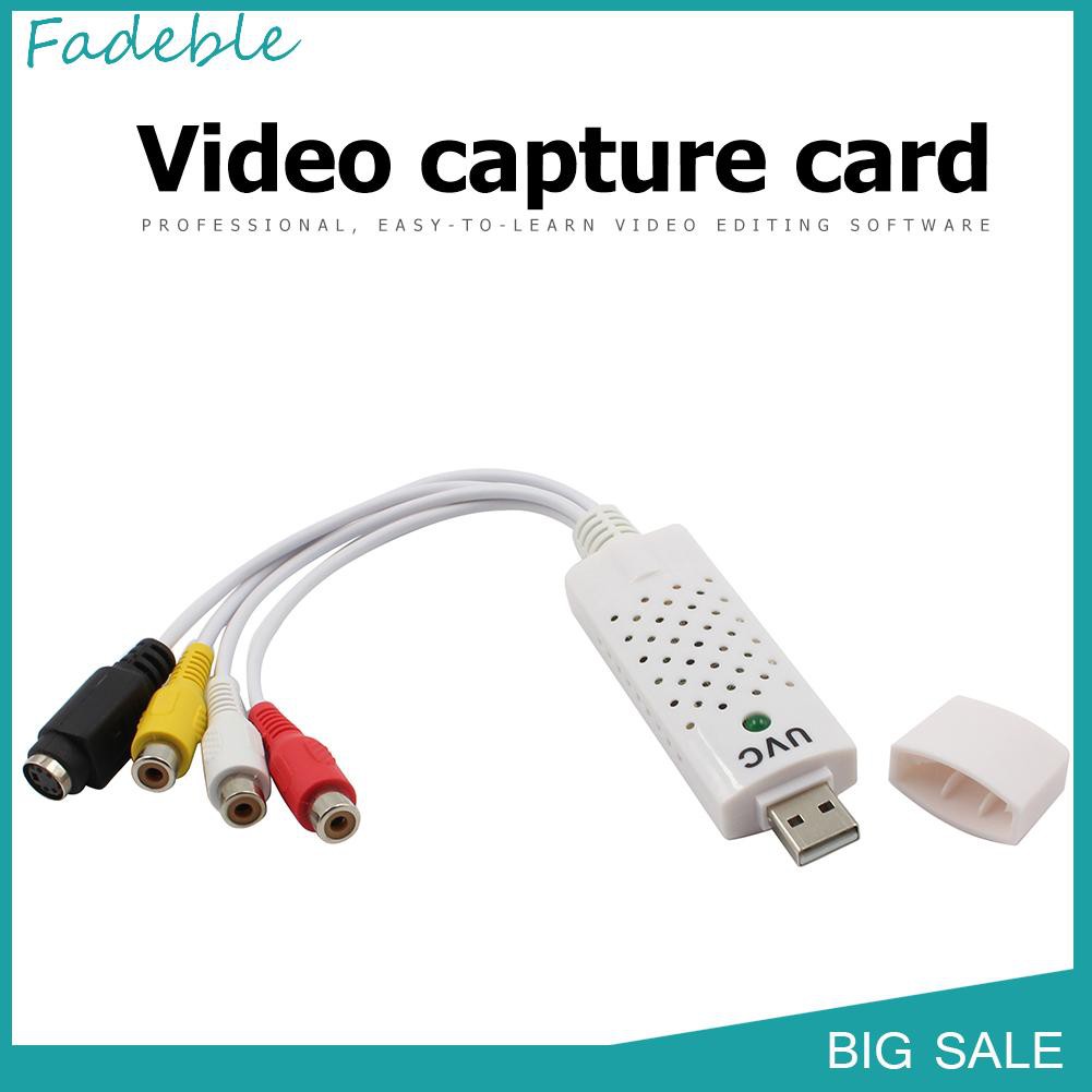 Card Ghi Hình Vhs Sang Dvd Cổng Usb 2.0 Cho Win 10 8 7 Macos