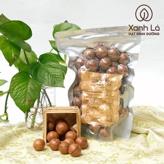 Hạt Macca SẠCH Đăk Lăk sấy nứt vỏ LOẠI 1 VỤ MỚI hàng công ty đạt VSATTP Xanh Lá