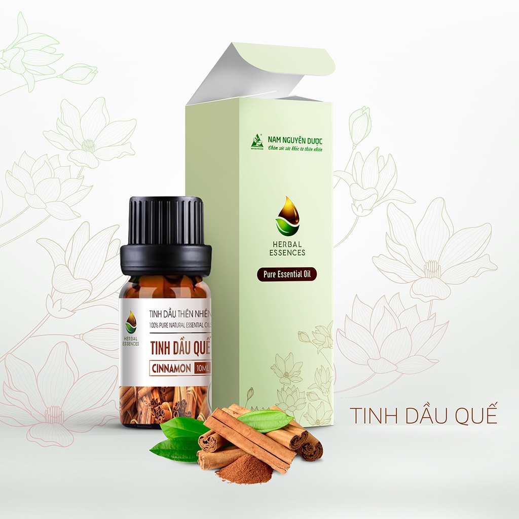 Tinh dầu Quế  nguyên chất - Cinnamon  Essential (10ml) NAM NGUYÊN DƯỢC